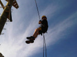 Hunter Mountain Adventure Tower Rappelling