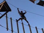 Hunter Mountain Adventure Tower Rope Bridge